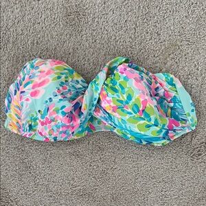 Lily Pulitzer Cross strapless bathing suit top
